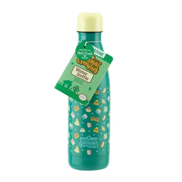 Miniatyrbillede 3 af 4: Paladone Animal Crossing Metal Water Bottle Dagligt forbrug 460 ml Rustfrit stål Turkisfarve