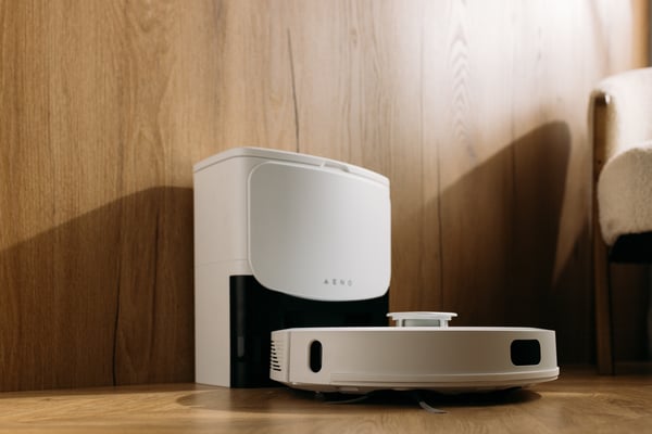 Miniatyrbillede 3 af 11: AENO Robot Vacuum Cleaner RC4S: wet & dry cleaning, smart control App, HEPA filter, 2-in-1 tank