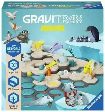 Pikkukuva 1 / 2: Ravensburger GraviTrax Junior Starter-Set L Ice Marmorikuularata
