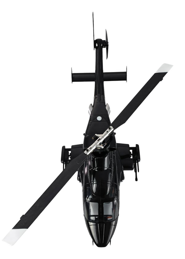 Miniatyrbild 6 av 9: Amewi Bell 222 radiostyrd modell Helikopter Elmotor