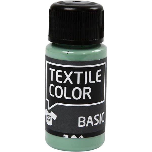 Creativ Company Textile Color vandbaseret maling Grøn 50 ml Flaske 1 stk