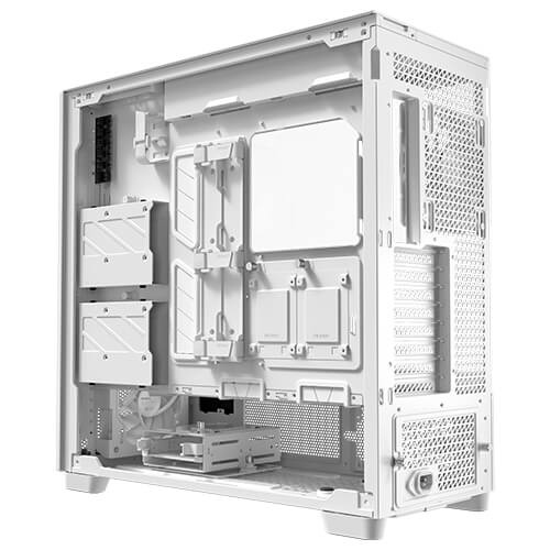 Pikkukuva 7 / 20: Antec FLUX PRO White EUV Full Tower Valkoinen, Puu