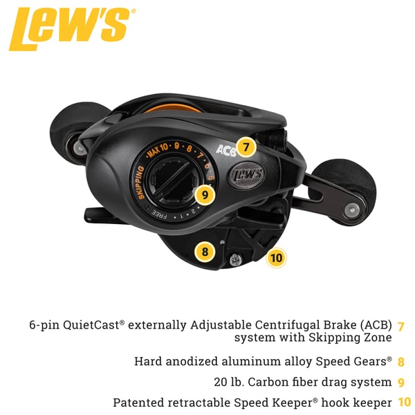 Lew's PSP1XHL fiskehjul