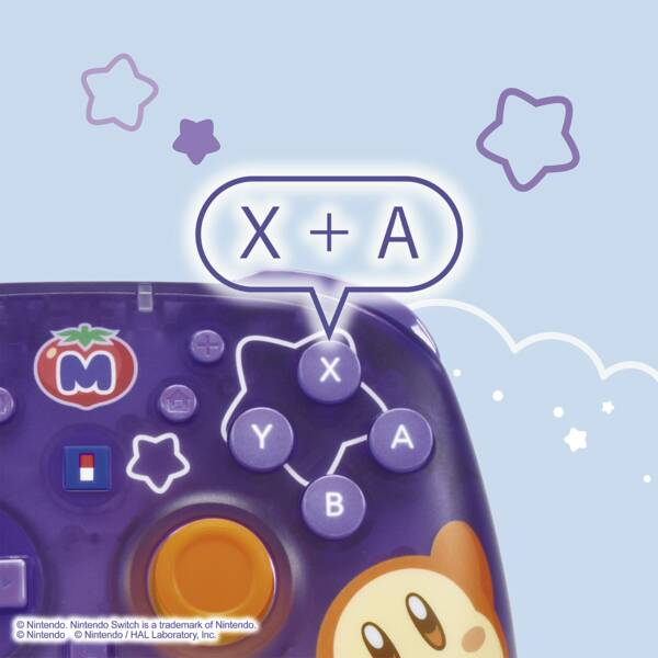Miniatyrbild 3 av 10: Hori NSX-124E spelkonsoler Lila Spelplatta Analog Nintendo Switch 2