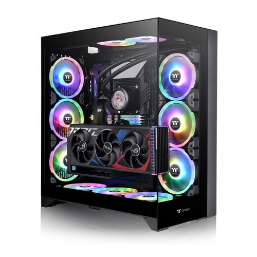 Miniatyrbild 1 av 6: Thermaltake CTE E600 MX Midi Tower Svart