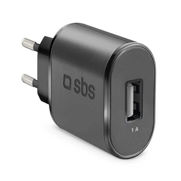 SBS TETR1USB1A strømadapter og vekselret Indendørs 5 W Sort