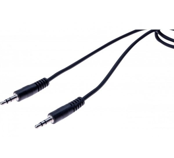 EXC 108569 lydkabel 1,5 m 3.5mm Sort