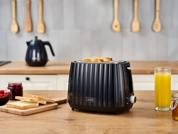 Miniatyrbillede 3 af 9: Lafe LAFTST47464 brødrister 7 2 skive(r) 1080 W Sort