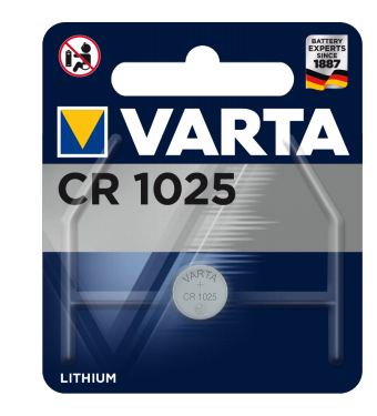 Varta CR 1025 Kertakäyttöinen akku CR1025 Litium Varta CR 1025 Kertakäyttöinen akku CR1025 Litium