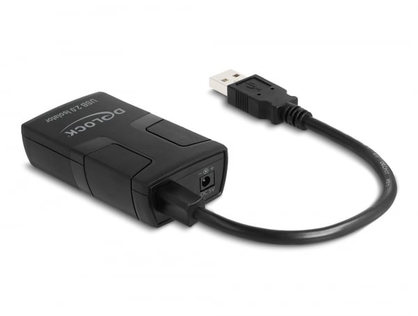 Miniatyrbild 3 av 3: DeLOCK 64225 konverterare/repeaters/isolatorer USB 2.0 Svart