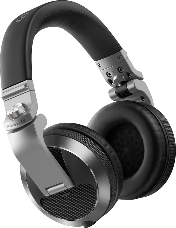 Miniatyrbillede 5 af 8: Pioneer HDJ-X7 Hovedtelefoner Ledningsført Headset Scene/studie Sølv