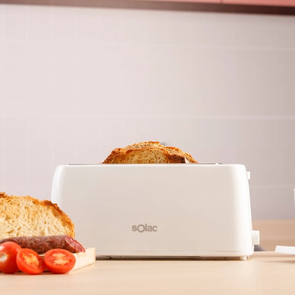 Miniatyrbild 7 av 10: Solac Buon Giorno Double 6 4 skivor 1200 W Vit