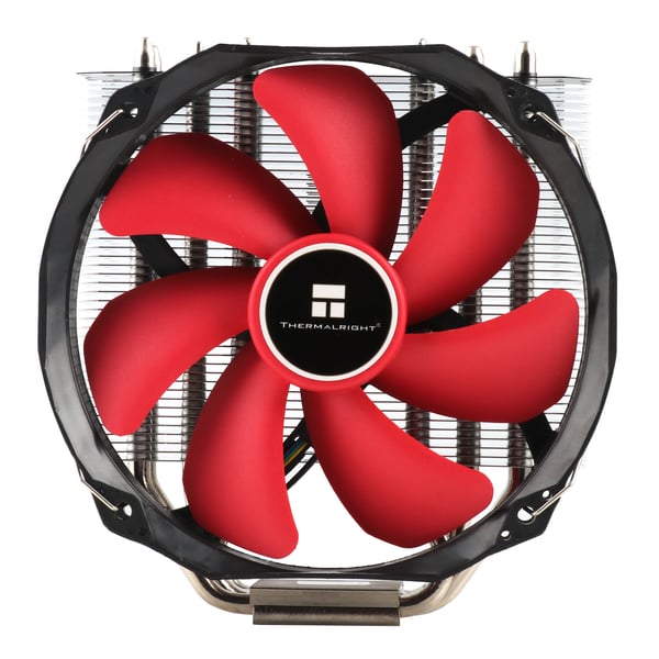 Thermalright TA140 kylsystem för dator Processor Luftkylare 14 cm Grå, Röd