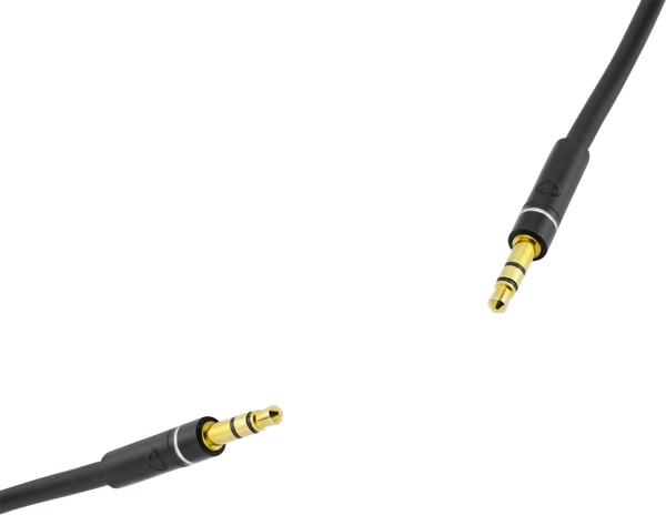 OEHLBACH D1C33181 lydkabel 0,5 m 3.5mm Sort