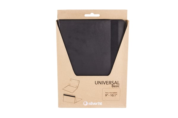 SilverHT Universal Basic 25,6 cm (10.1") Folio-kotelo Musta