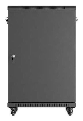 Lanberg FF01-6618-12B stativ 18U Fritstående reol Sort