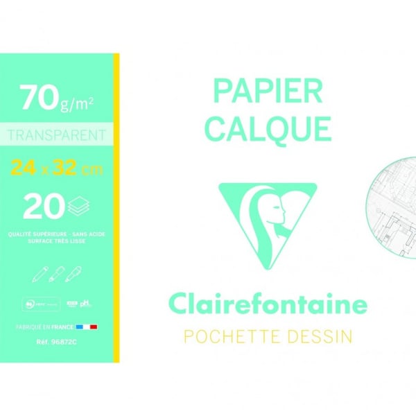 Clairefontaine 3329680968729 kalkerpapir