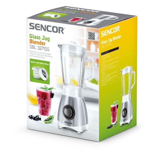 Sencor SBL 3271SS mixer 0,8 l Bänkmixer 250 W Silver