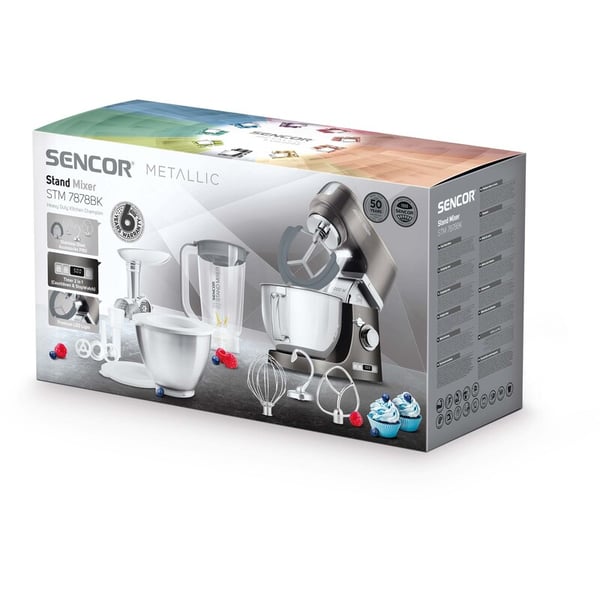 Miniatyrbild 27 av 45: Sencor STM 7878BK matberedare 1000 W 4,5 l Svart