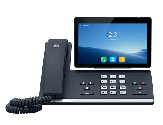 2N D7A IP-telefoner Svart LCD Wi-Fi 2N D7A IP-telefoner Svart LCD Wi-Fi