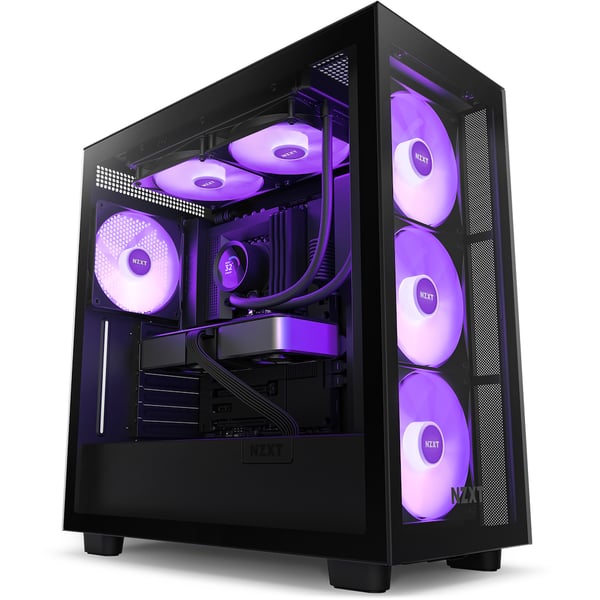 Pikkukuva 3 / 6: NZXT Kraken 280 RGB Suoritin All-in-one-nesteenjäähdytin 14 cm Musta 1 kpl