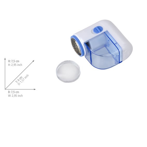 WENKO 4814000100 stof barbermaskine Blå, Hvid Rustfrit stål