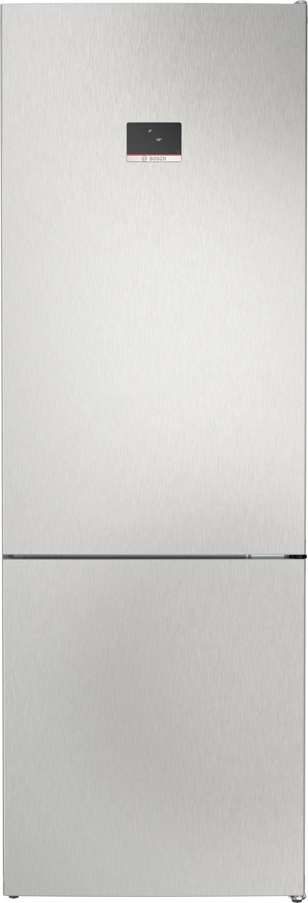 Bosch Serie 4 KGN497LDF køle-/fryseskab Fritstående 440 L Rustfrit stål
