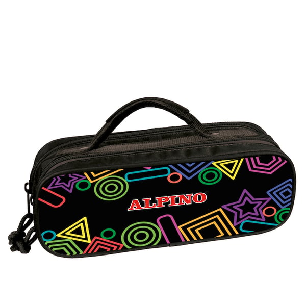 Alpino UA000165 pennfodral Mjukt pennfack Svart, Multifärg