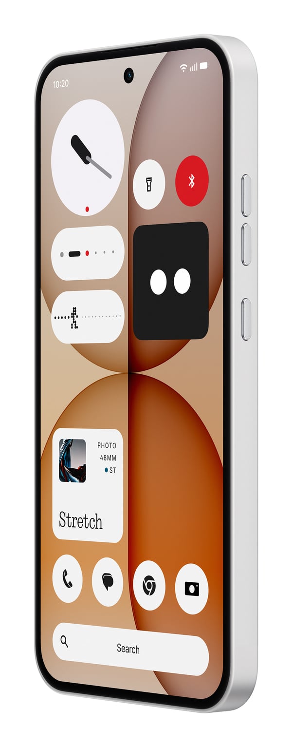 Miniatyrbild 2 av 11: Nothing 4a 17,2 cm (6.78") Dubbla SIM-kort Android 16.0 5G 8 GB 128 GB 5080 mAh Vit