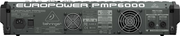 Behringer PMP6000 miksauslaite 20 kanavaa 10 - 200000 Hz Musta