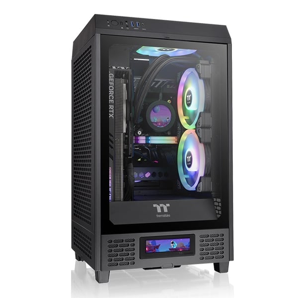 Miniatyrbillede 1 af 6: Thermaltake The Tower 200 Mini Tower Sort