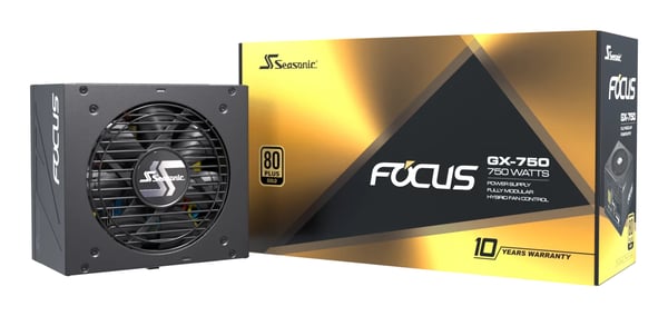 Seasonic Focus GX enhed til strømforsyning 750 W 20+4 pin ATX ATX Sort