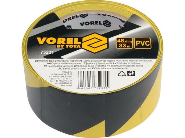 VOREL 75231 barrikadetape 33 m