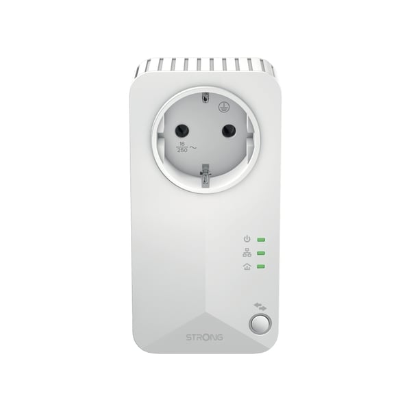 Miniatyrbild 3 av 5: Strong Powerline 600 Duo 600 Mbit/s Nätverksansluten (Ethernet) Vit 2 styck