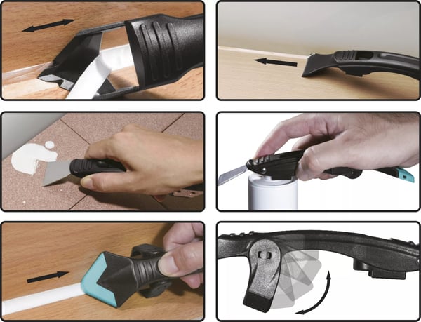 Miniatyrbild 5 av 7: BGS technic Silicone Trowel and Scraper Set