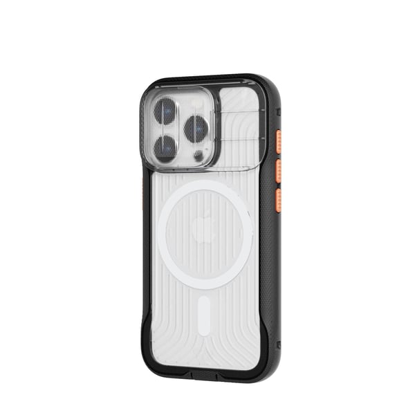 Tech21 T21-10268 mobiltelefon etui 15,5 cm (6.1") Cover Sort, Orange, Transparent, Hvid