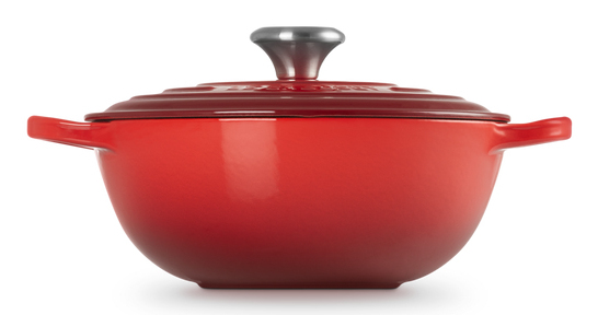 Miniatyrbild 4 av 5: Le Creuset CI1114 4,1 l Rund Körsbär (frukt), Röd