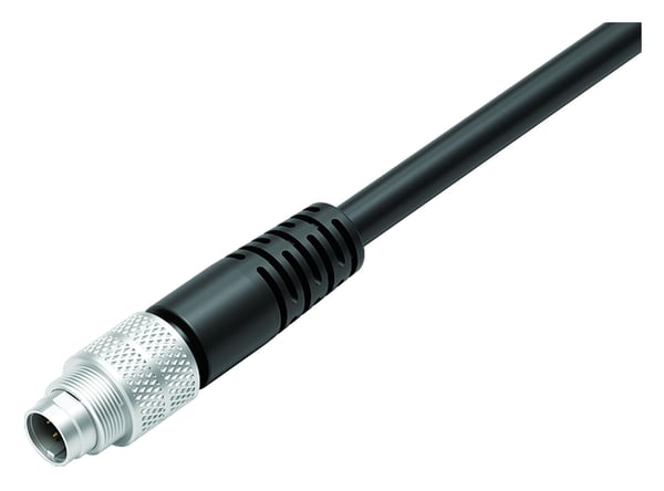 Miniatyrbillede 1 af 4: BINDER 79-1425-12-08 sensor- & aktuatorkabel 2 m Sort