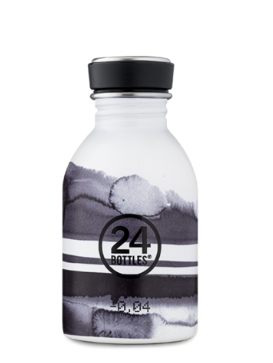 Miniatyrbillede 1 af 2: 24Bottles Urban Bottle Dagligt forbrug 250 ml Rustfrit stål Sort, Hvid