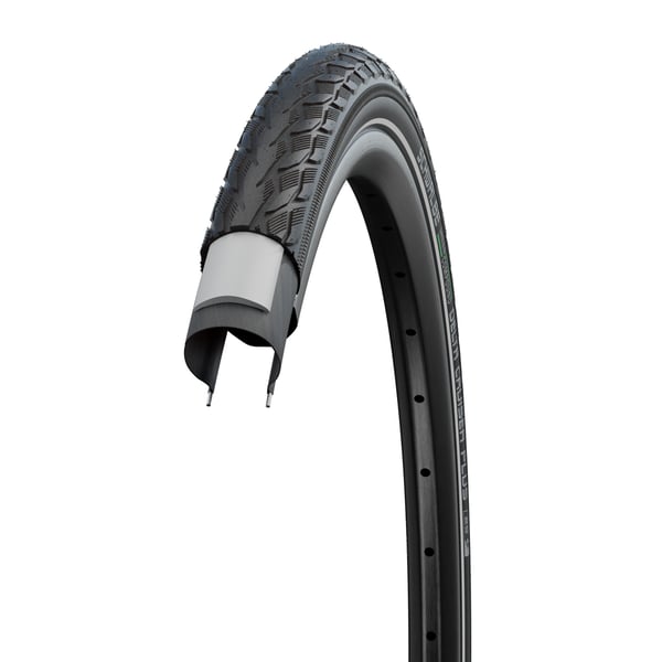 Schwalbe Delta cruiser plus 28" By/Trekking Slangeløst færdig dæk