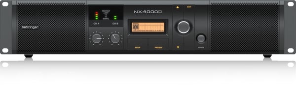 Behringer NX3000D äänenvahvistin Esitys/lava Musta