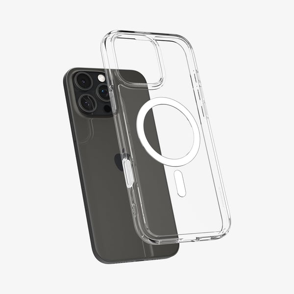 Spigen Ultra Hybrid T (MagFit) mobiltelefon etui 16 cm (6.3") Cover Transparent, Hvid