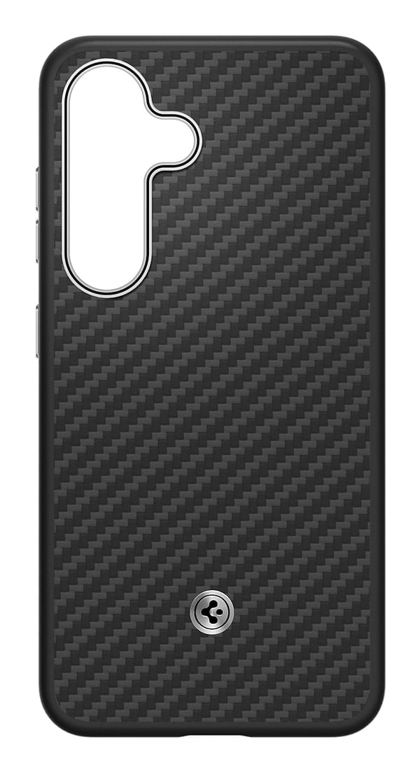 Miniatyrbillede 1 af 6: Spigen Enzo Aramid mobiltelefon etui 17 cm (6.7") Cover Sort, Sølv