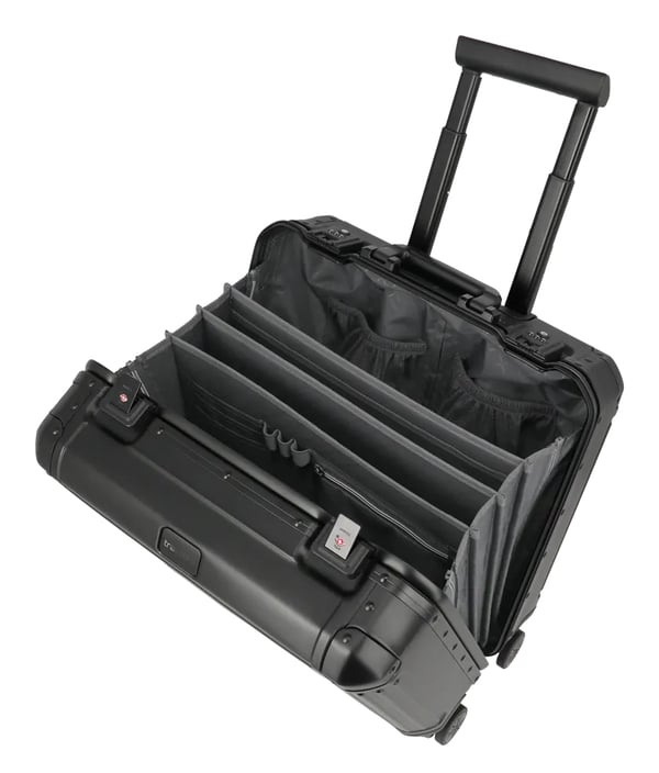 Miniatyrbild 9 av 12: Travelite Next Vagn Hårt skal Svart 32 l Aluminium, Polyester