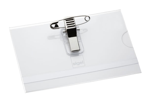 Sigel ZB200 badge og badgeholder 50 stk