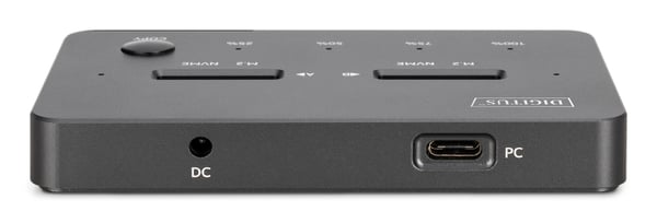 DIGITUS NVMe -kloonausasema USB3.1 Gen2 Typ-C NVMe M.2 SSD -kotelo
