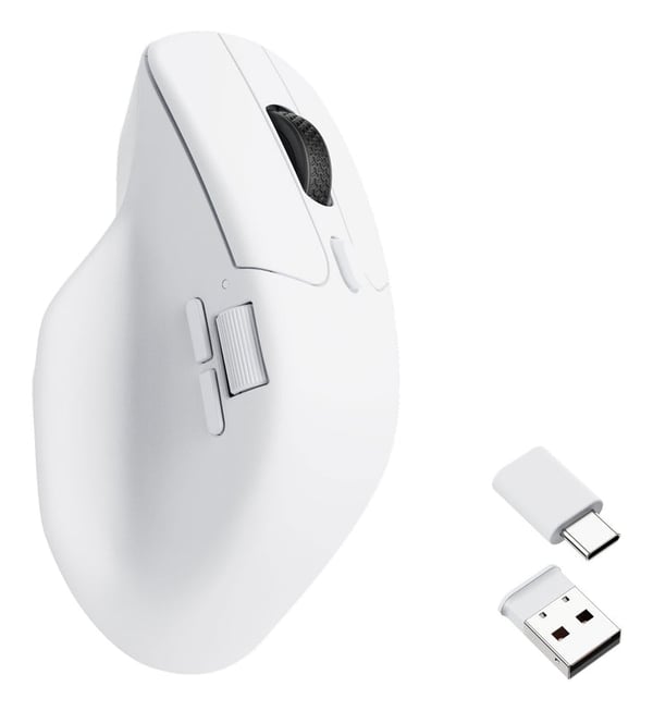 Keychron M6-A3 mus Hjem Højre hånd RF Wireless + Bluetooth + USB Type-C Optisk 26000 dpi
