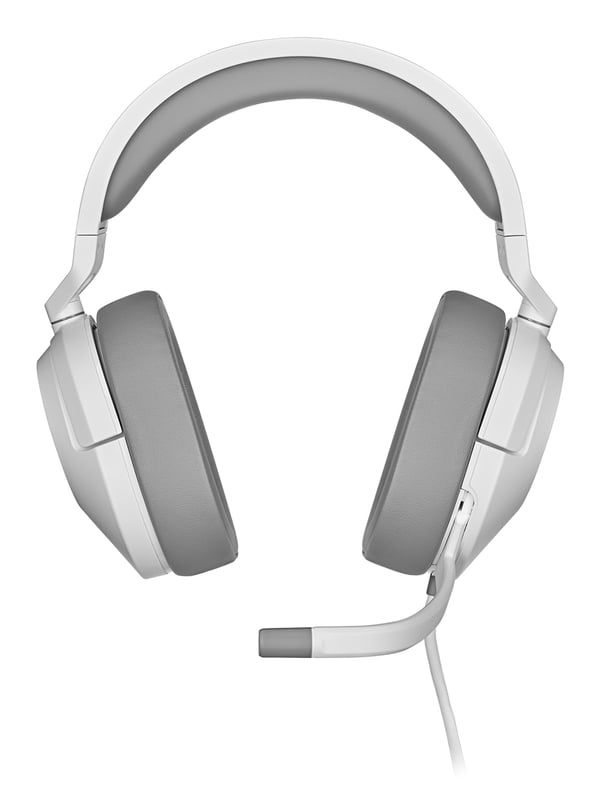 Corsair HS55 STEREO Kuulokkeet Langallinen Pääpanta Pelaaminen Valkoinen
