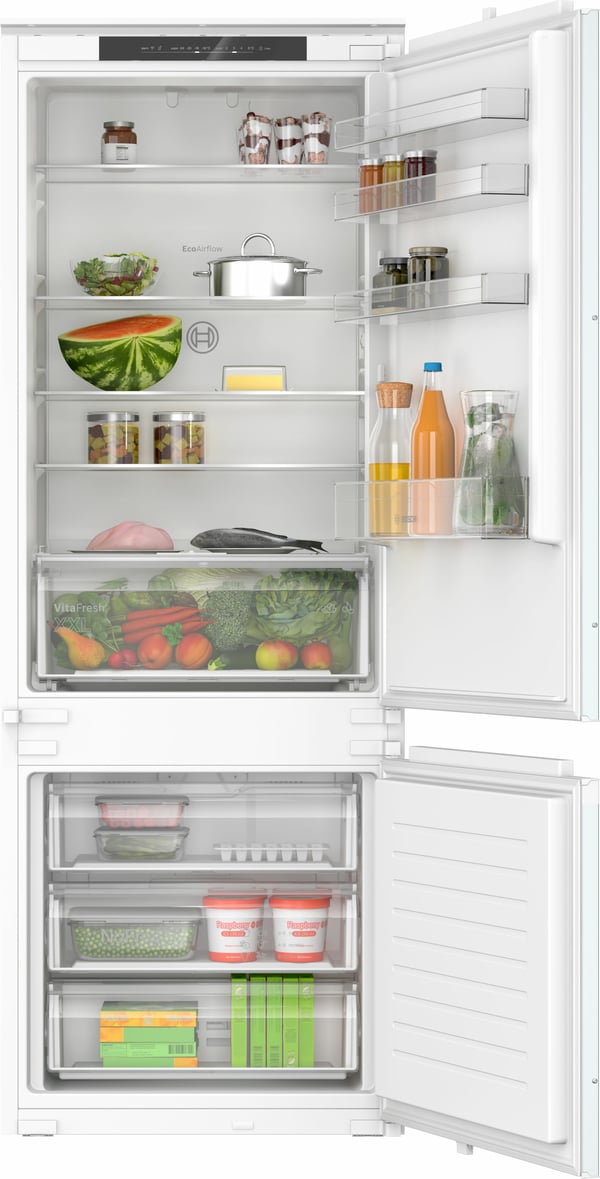 Bosch Serie 2 KBN965SE0 køle-/fryseskab Indbygget 383 L Hvid