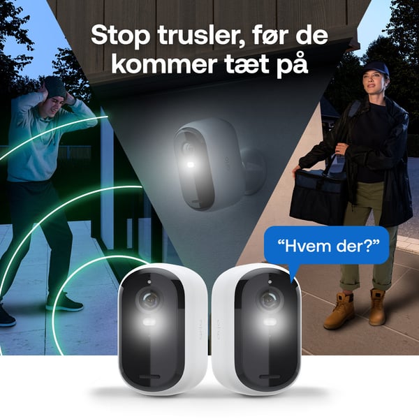 Arlo Essential 3 2K udendørs sikkerhedskamera 2-cam